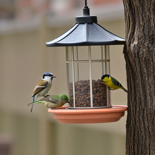 bird feeder station