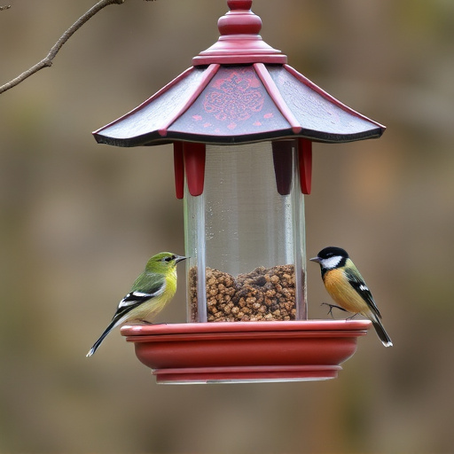 bird feeder station