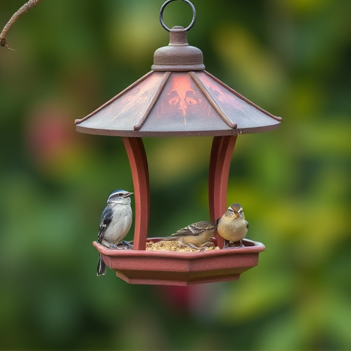 bird feeder station