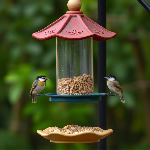 bird feeder station