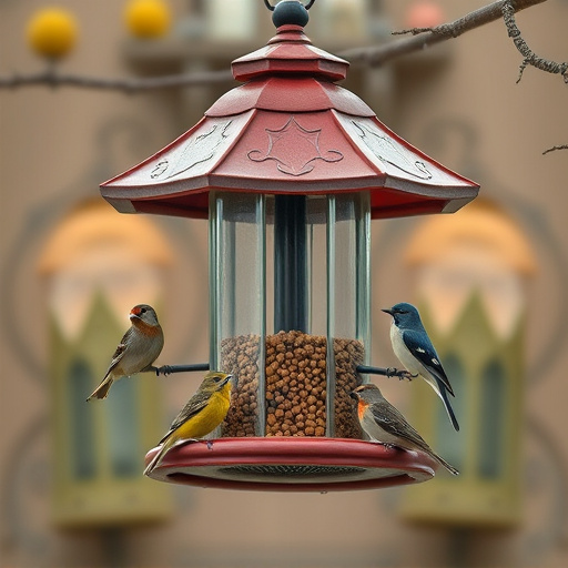 bird feeder station