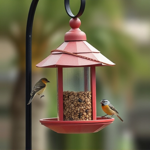 bird feeder station