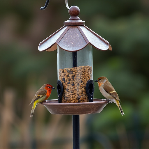 bird feeder station