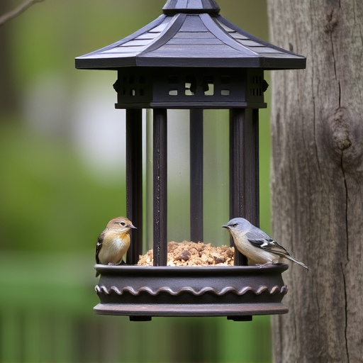 bird feeder station