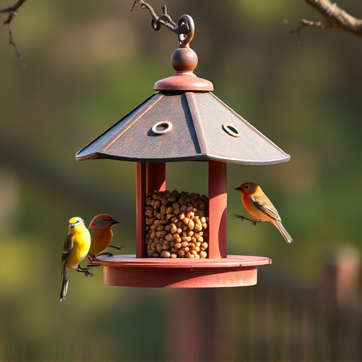 bird feeder station