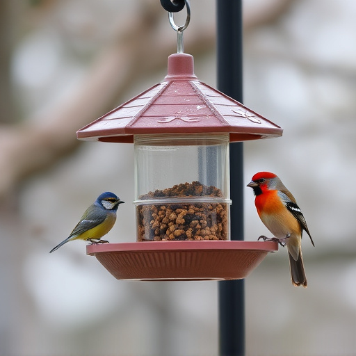 bird feeder station