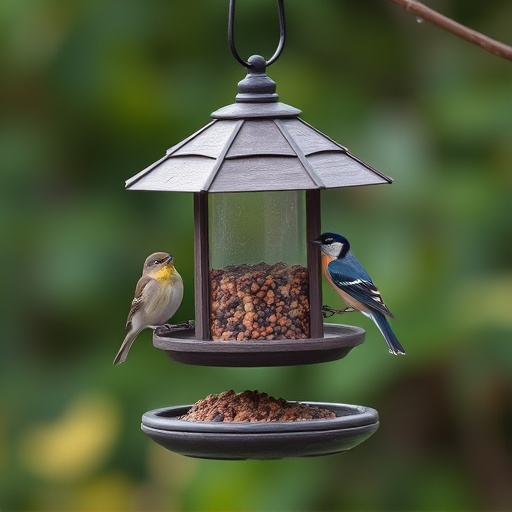 bird feeder station