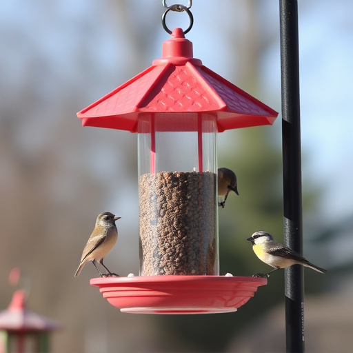 bird feeder station