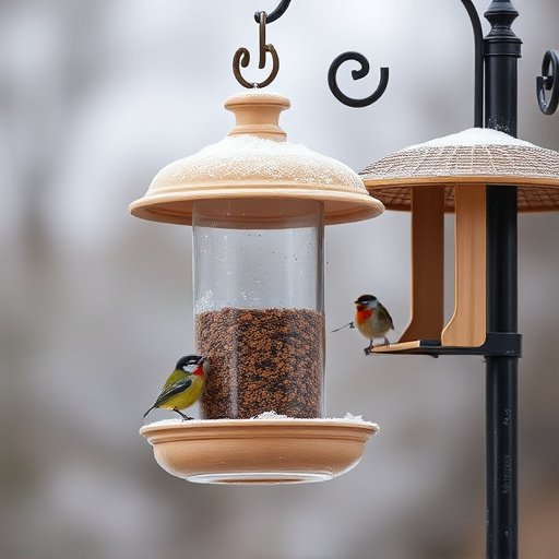 bird feeder station
