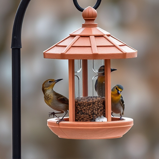 bird feeder station