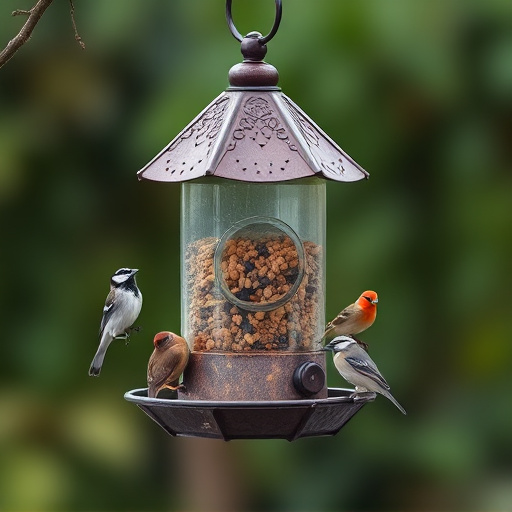 bird feeder station
