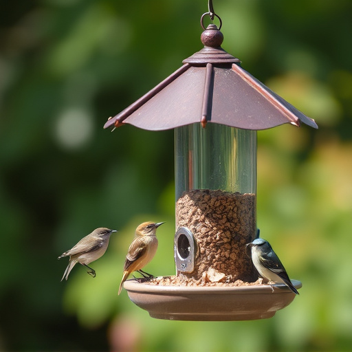 bird feeder station