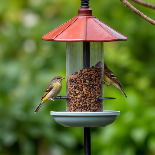 bird feeder station