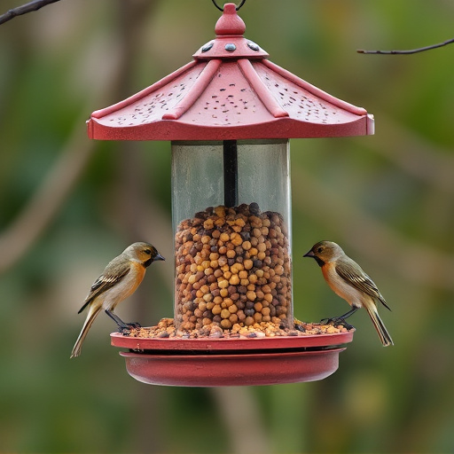 bird feeder station
