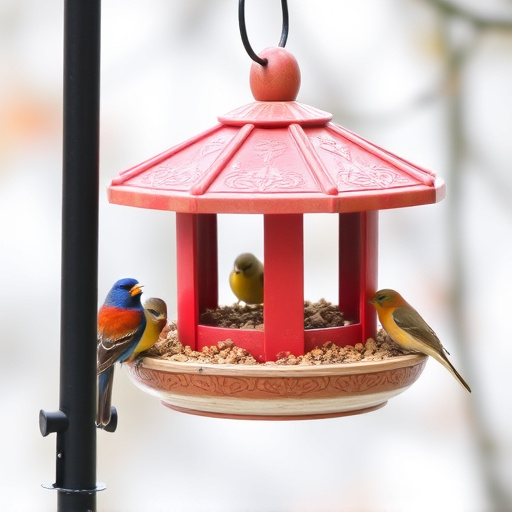 bird feeder station