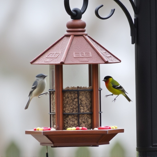bird feeder station