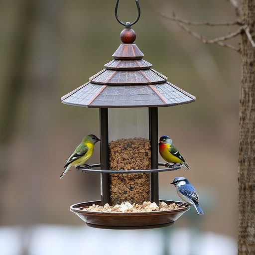 bird feeder station