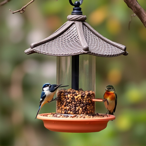 bird feeder station