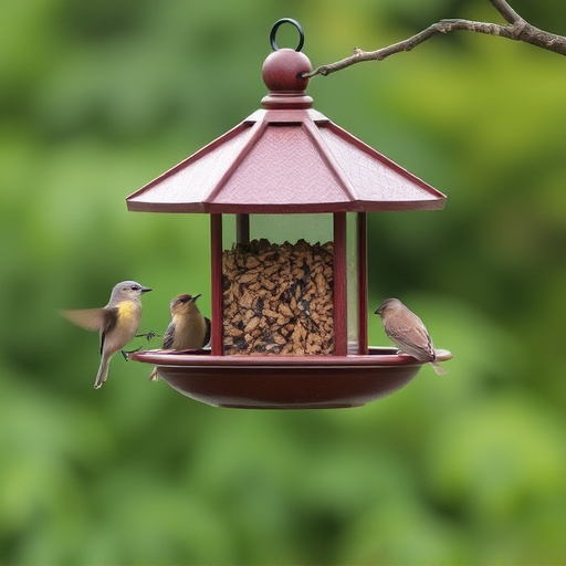 bird feeder station