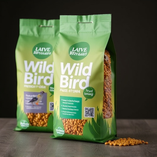 Branded UK wild bird feed packaging