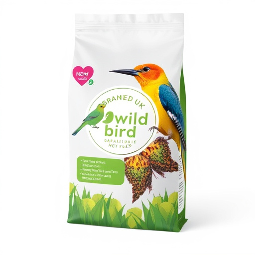 Branded UK wild bird feed packaging