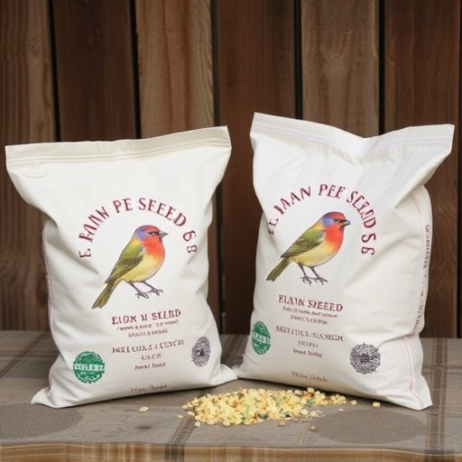 Branded UK wild bird seed bags