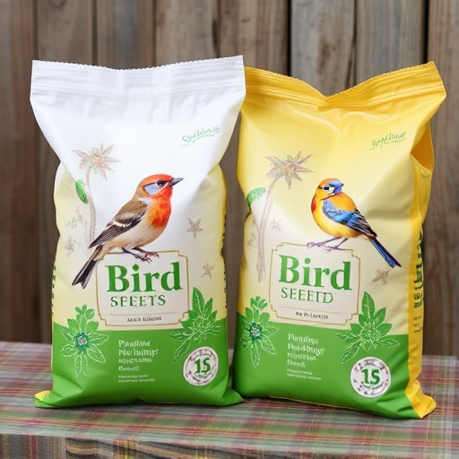 Branded UK wild bird seed bags