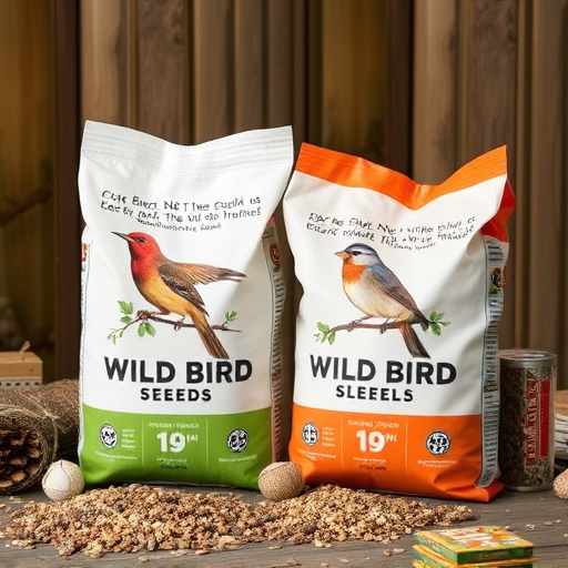 Branded UK wild bird seed bags