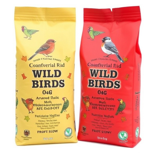 Branded UK wild bird seed bags