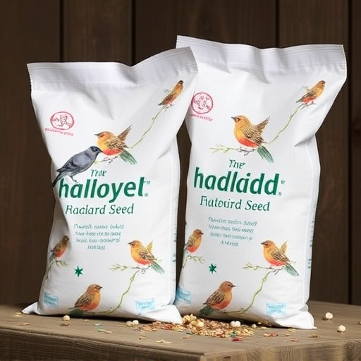Branded UK wild bird seed bags