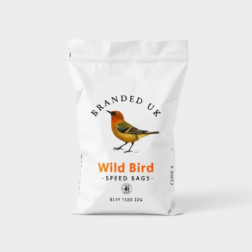 Branded UK wild bird seed bags