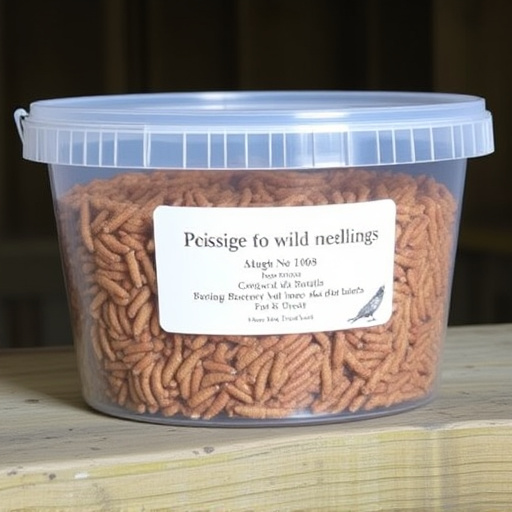 Bulk tub of mealworms for wild birds
