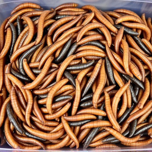 Bulk tub of mealworms for wild birds