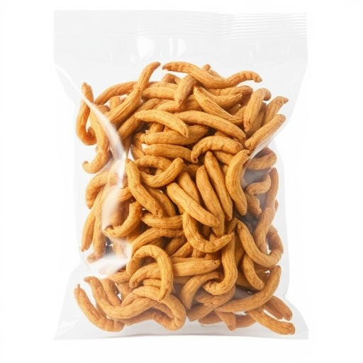 Clear bag of dried mealworms UK
