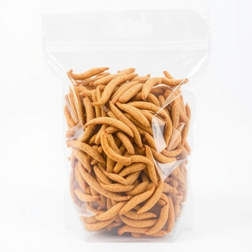Clear bag of dried mealworms UK