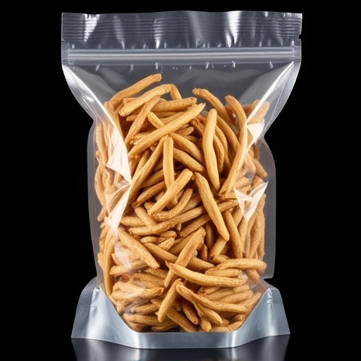 Clear bag of dried mealworms UK