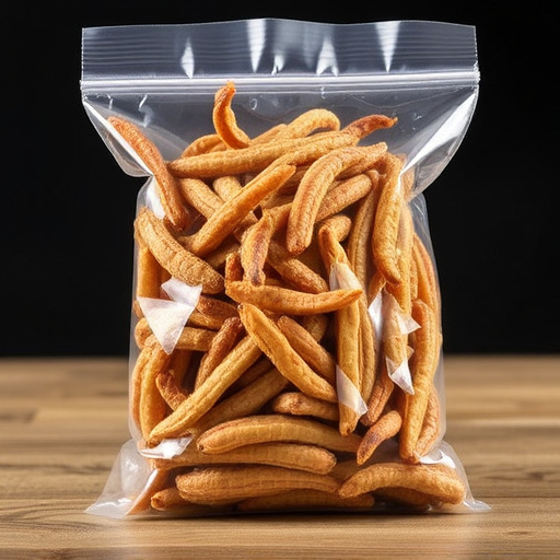 Clear bag of dried mealworms UK