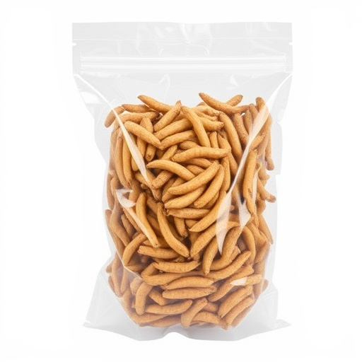 Clear bag of dried mealworms UK