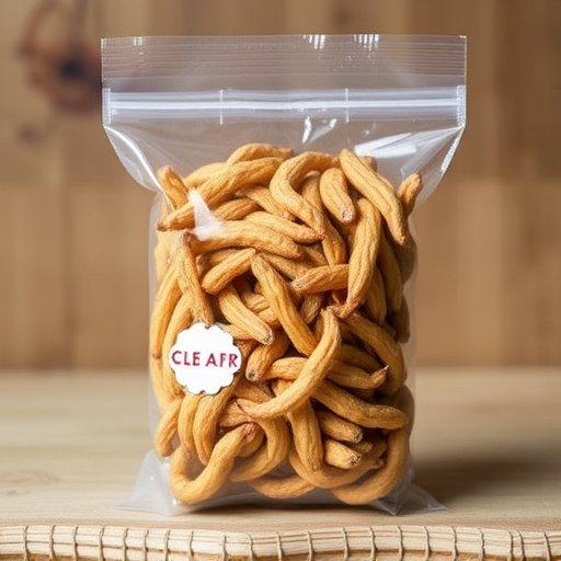 Clear bag of dried mealworms UK