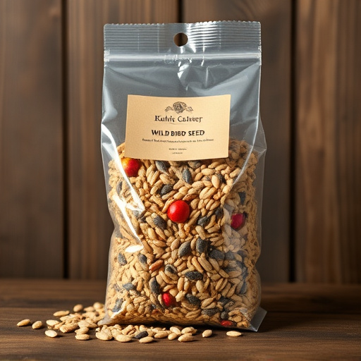 Mixed wild bird seed in UK packaging