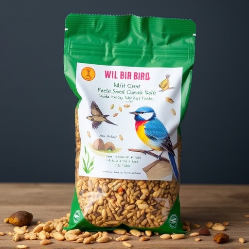 Mixed wild bird seed in UK packaging