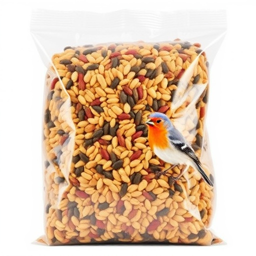 Mixed wild bird seed in UK packaging