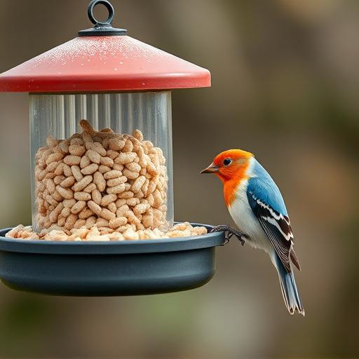 Online order confirmation for bird feed