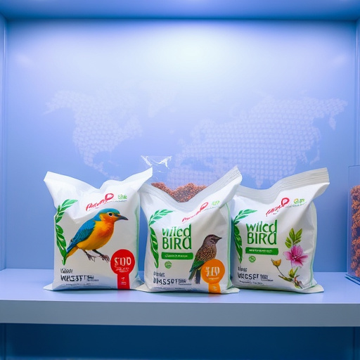 Online shop displaying wild bird food bags