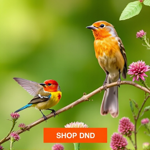 Online shop with garden bird supplies