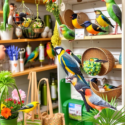 Online shop with garden bird supplies