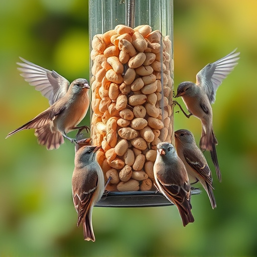 peanuts-in-feeder-surrounded-by-sparrows-640x480-29033683.jpeg