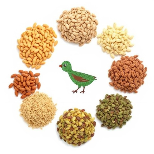 Selection of seed mixes for UK birds