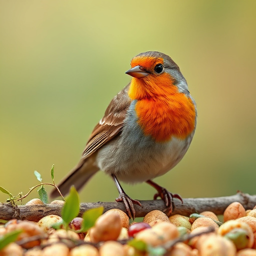 Soft food blend ideal for robins