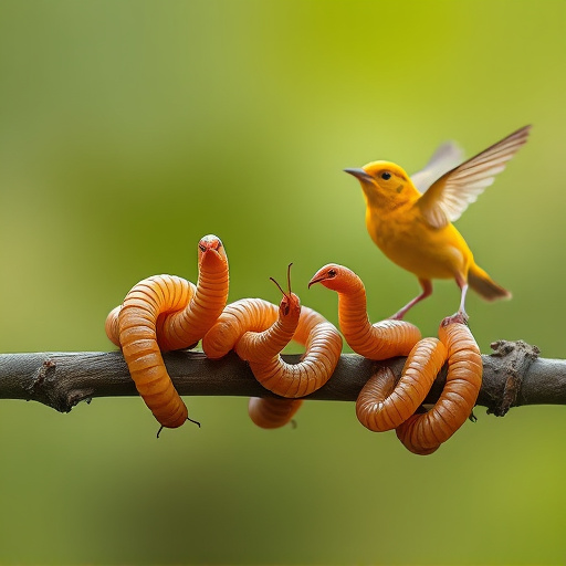 worms for birds